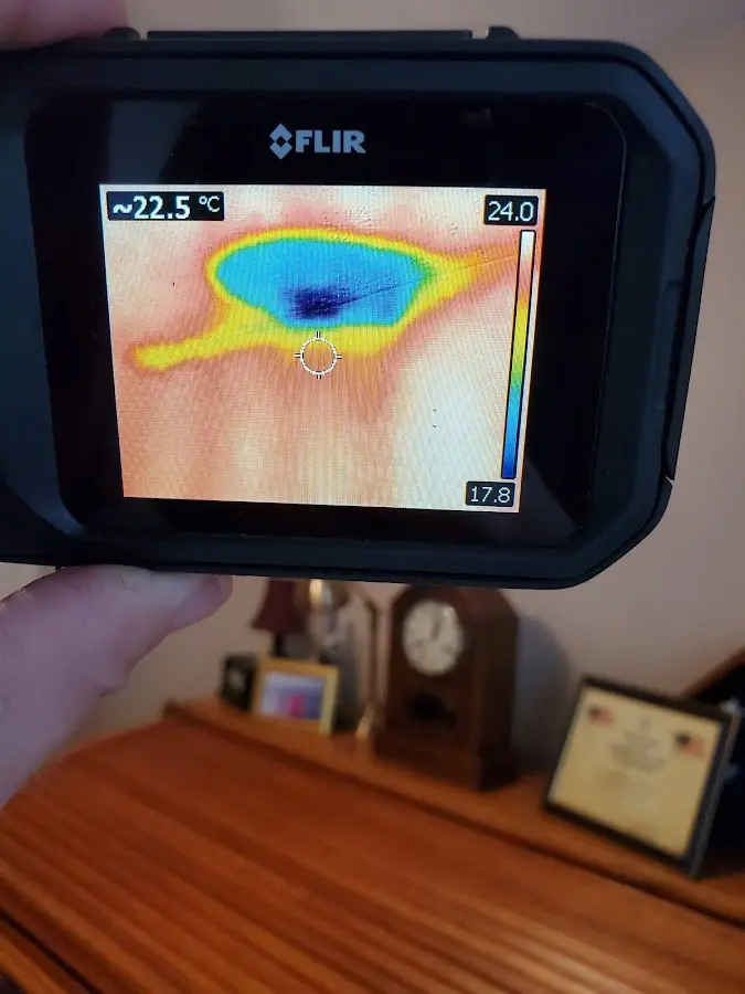 Thermal imaging inspection for water damage in McCook