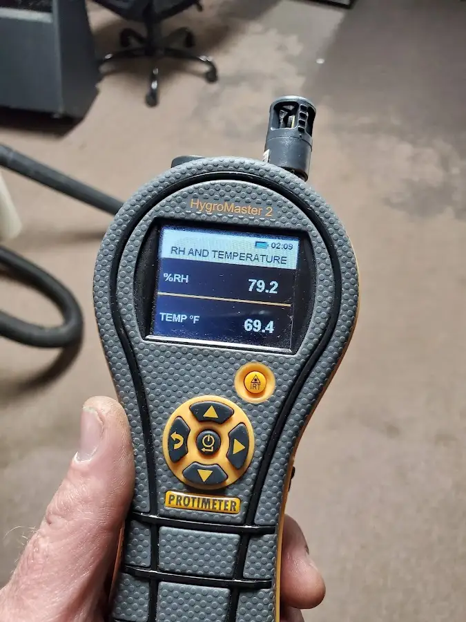 Moisture meter humidity assessment for Fire & Smoke Damage Restoration in McCook